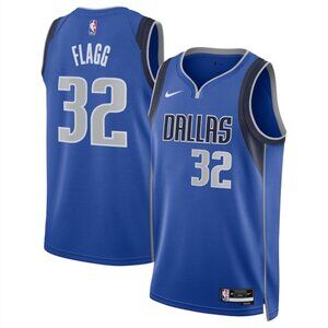 Mens Dallas Mavericks #32 Cooper Flagg Blue Stitched Jersey